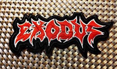Exodus (band) Embroidered Patch Iron-On Sew-On US ship Thrash Metal