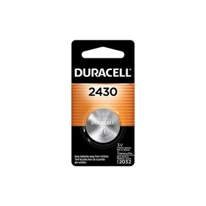 Duracell 2430 3V Lithium Coin Battery 1/Pack (DL2430BPK) 448696 - Picture 1 of 6