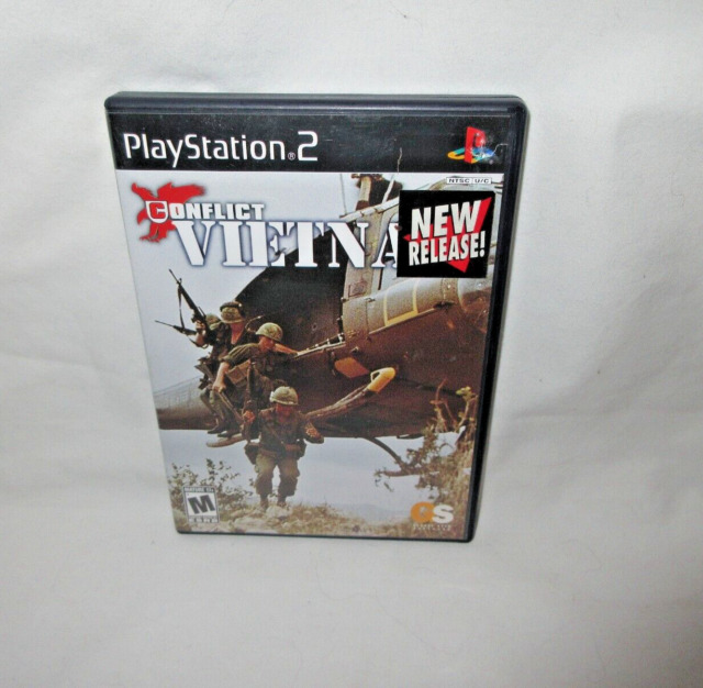 Preços baixos em Sony Playstation 2 Jogos de videogame de tiro Conflict:  Vietnam