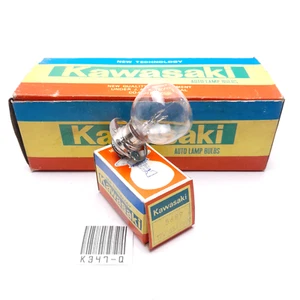 Kawasaki 12V 35W Headlamp Head Light Lamp Bulb 3hole NOS #2 - Picture 1 of 6