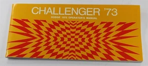 NEW 1973 Dodge Challenger Owners Manual - Picture 1 of 1