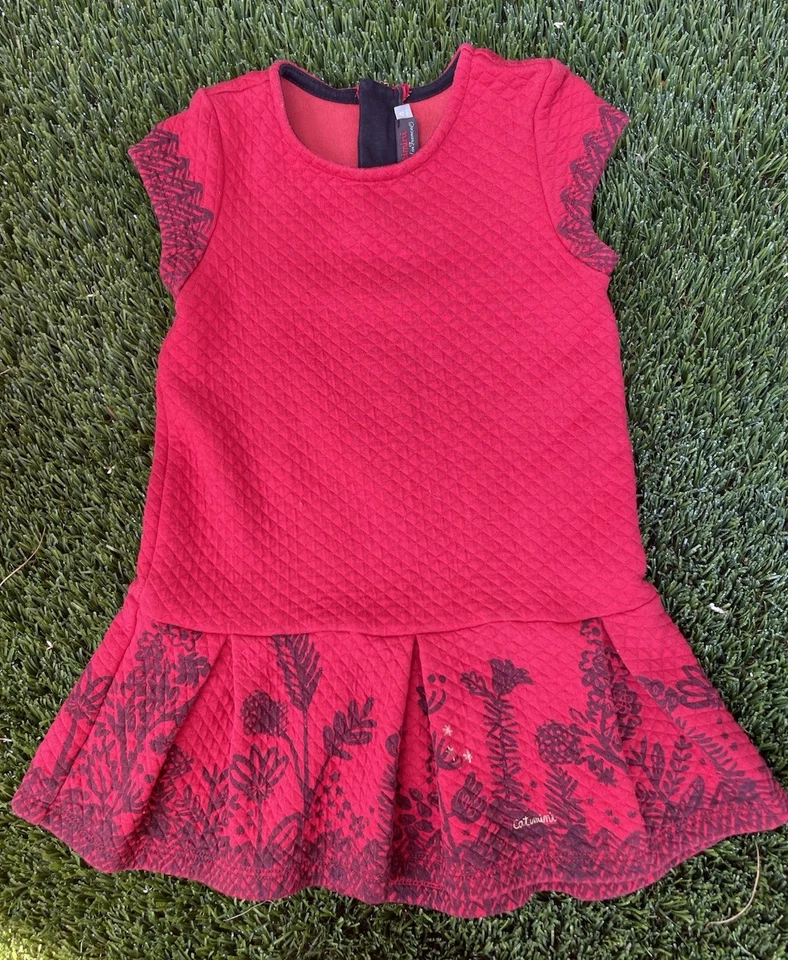 Catimini разработан во Франции красный платье размер 4 EUC - Изображение 1 из 4