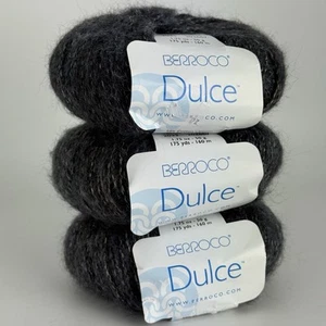Berroco DULCE Yarn ONYX Blend Color #2033 Lot of 3 Italy - Picture 1 of 4