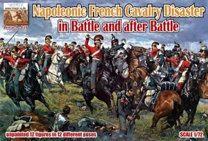 LINEAR-A 027 NAPOLEONIC FRENCH CAVALRY DISASTER IN BATTLE AND AFTER BATTLE - Picture 1 of 2