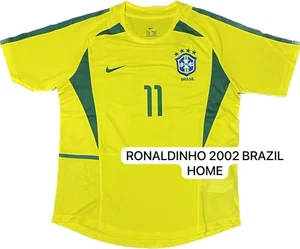 RONALDINHO BRAZIL 2002 JERSEY BECKETT COA - Picture 1 of 2