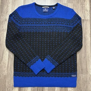 Scotch & Soda Sweater Mens Extra Large Fair Isle Donegal Knit Pullover Crewneck - Picture 1 of 7