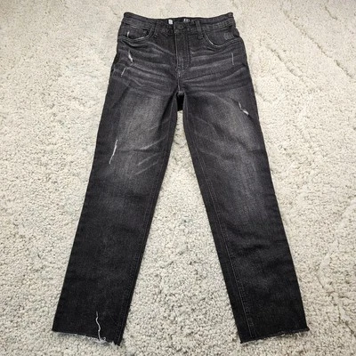 Pantalones de mezclilla para mujer Kut From The Kloth Rachael Fab AB Mom Whiskered Distress 4 27x26,5 Foto 1 de 4