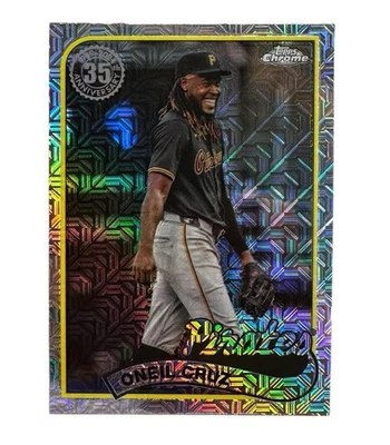 2024 Topps Chrome Update #T89CU-48 Oneil Cruz Mojo Refractor Holo Pirates - Image 1 of 3