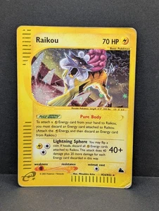 Raikou H26/H32 Skyridge Holo Rare Pokemon TCG Nintendo E-Reader Legendär HP - Bild 1 von 4