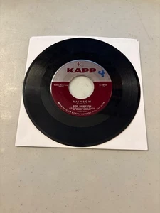RUSS HAMILTON RAINBOW / WE WILL MAKE LOVE 7" VINYL 45 RPM ON KAPP POP VOCAL VG+ - Picture 1 of 2