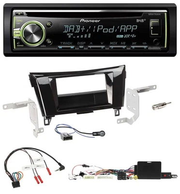 Pioneer DAB USB MP3 Lenkrad CD Autoradio für Nissan Qashqai 19-21 X-Trail Kamera - Bild 1 von 4