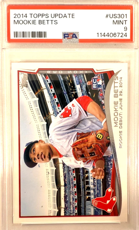 2014 Topps Update Series - Rookie Debut Mookie Betts #US-301 (RC) - Image 1 of 1