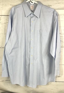 Brooks Brothers Traditional Blue Supima Cotton Button Dress Shirt 18-34 No Iron - Picture 1 of 9