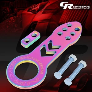 NRG UNIVERSAL ALUMINUM CAR/AUTO FRONT BUMPER TOWING TOW HOOK RING KIT TOW-100MC - Imagen 1 de 6