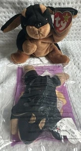 1996 TY Beanie Baby - Doby the Doberman Canadian & Baby Doby ORIGINAL OWNER MINT - Picture 1 of 7