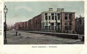 Postcard Netherlands Groningen New Hospital Nieuwe Ziekenhuis 1904 Unused NrMNT - Picture 1 of 2