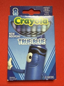 Crayola Buntstifte 8er Pack True Blue von 2013 Walmart Style # 52-2153 Neu in Verpackung - Bild 1 von 3