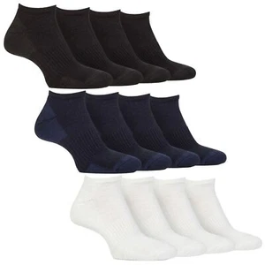 Jeep - 4 pares de calcetines de entrenador transpirables acolchados para hombre | calcetines deportivos para hombre - Imagen 1 de 7
