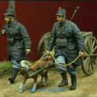 Belgian Dog-Drawn Cart With Crew 1/35 Unpainted Resin Figure Model Kits Statue