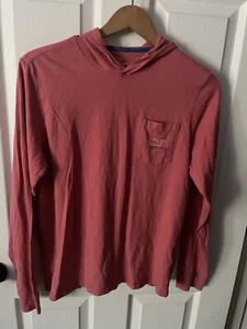 Vineyard Vines Long Sleeve Pocket Hooded Tee Shirt Youth XL (18) - Picture 1 of 5