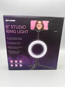 art+sound 6" inches studio ring light Camera Phone Selfie. SEALED! - Picture 1 of 6