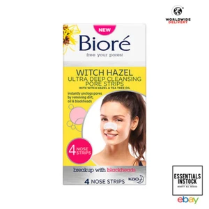 Bioré Witch Hazel Ultra Pore Strips X 4 - Picture 1 of 1