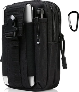 Marsupio Sportivo Nylon Cintura Molle Tattica Militare Borsello per Telefono - Foto 1 di 8