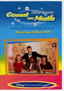 Count on Math (Walt Disney Educational DVD) Early Elementary Math Series (NEW) - Picture 1 of 2
