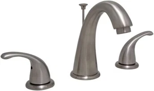 PROFLO PFWSC6860BN 1.2 GPM Two Handle Widespread Lavatory Faucet, Brushed Nickel - Picture 1 of 8
