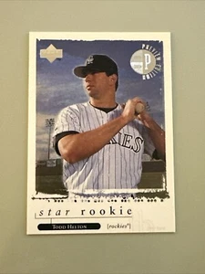 Vtg 1998 Upper Deck Rookie Preview Edition #4 TODD HELTON RC Rox MLB HOF NM/M SP - Picture 1 of 2