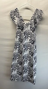 JCrew Crewcuts Girls' Dress, Navy Blue floral sleeveless Size 14, NWT EASTER - Picture 1 of 7