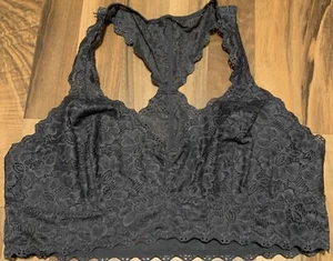 Felina Lingerie (M) Ladies' Lace Bralette T-Back Light Mesh Lining Adds Support - Picture 1 of 26