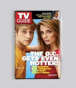 "THE OC / TV GUIDE - IMÁN DE PÓSTER DE 2""x3"" (o.c. Show Magazine Retro Vintage) - Imagen 1 de 4