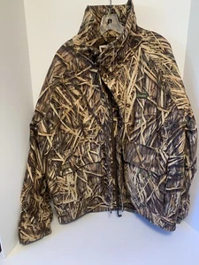 Gamehide Jacket Mens XL Camo Hunting HushHide Mossy Oak NO HOOD - Picture 1 of 14
