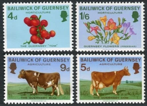 Guernsey 1970 Post Yvert nº 26/29 Landwirtschaft Und Gartenbau (4 Val - Bild 1 von 1