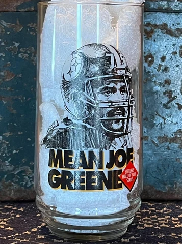 PITTSBURGH STEELERS MEAN JOE GREENE EAT 'n PARK 1996 GLASS "DEE-FENSE" Cover