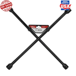 4way Lug Wrench 20inch Carbon Steel Tire Change Tool Automotive Repair New - Picture 1 of 7