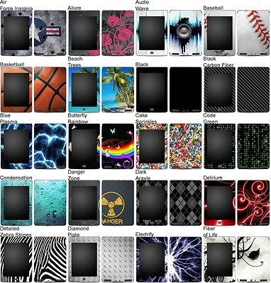 Choose Any 1 Vinyl Decal/Skin for Amazon Kindle Touch  - Free US Shipping! - Image 1 of 4