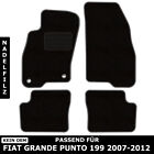Für Fiat Grande Punto 199 2007-2012 - Fußmatten Nadelfilz 4tlg Schwarz Teppich