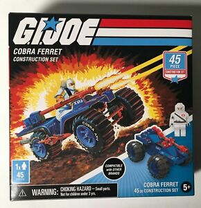 GI Joe Cobra Ferret & Storm Shadow Construction Set Hasbro Toy - BRAND NEW