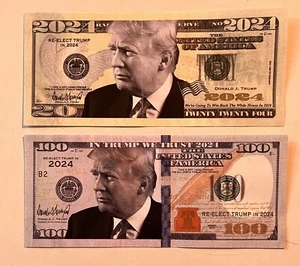 USA DONALD TRUMP Fantasy Banknote. 2024 Elections. - Picture 1 of 2