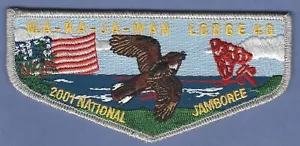 MA-KA-JA-WAN LODGE 40 NATIONAL JAMBOREE 2001 BOY SCOUT OA FLAP PATCH S40 - Picture 1 of 1