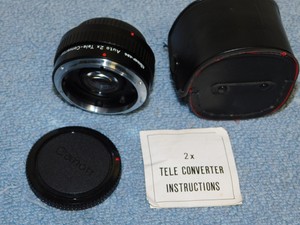 Albinar-ADG Automatic 2x Tele-converter Lens for Canon AE Cameras C/FD with Box