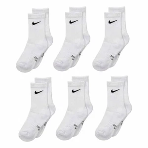 Nike Dri-Fit Performance Basic Crew (Toddler/Little Kid) White 5-7 (10 Toddler-3 - Picture 1 of 1