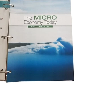 The Micro Economy Today Loose Leaf Book 14th Edition - Gebhardt and Schiller - Imagen 1 de 3