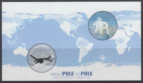 NEW ZEALAND ROSS DEPENDENCY 2014 PENGUINS J/I GREENLAND MINT MS (ID:97/RD436) Cover