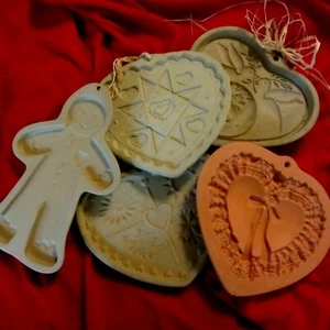 LOTE DE 5 MOLDES PARA GALLETAS, CHEF MIMADO, BOLSA MARRÓN, PRENSA DE ALGODÓN - Imagen 1 de 8