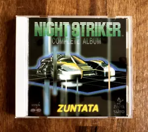 NIGHT STRIKER ALBUM COMPLETO - CD Colonna Sonora Ufficiale 1993 Sega Mega CD - RARO - Foto 1 di 13