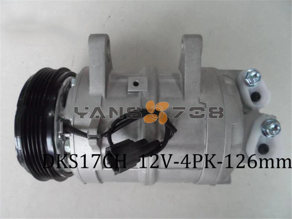 1PCS Auto AC A/C Compressor 4PK 126mm DKS17CH For E25 2.0 2.4 NEW - Image 1 of 1