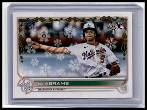 Topps Holiday 2022 #HW112b CJ Abrams - Imagen 1 de 2